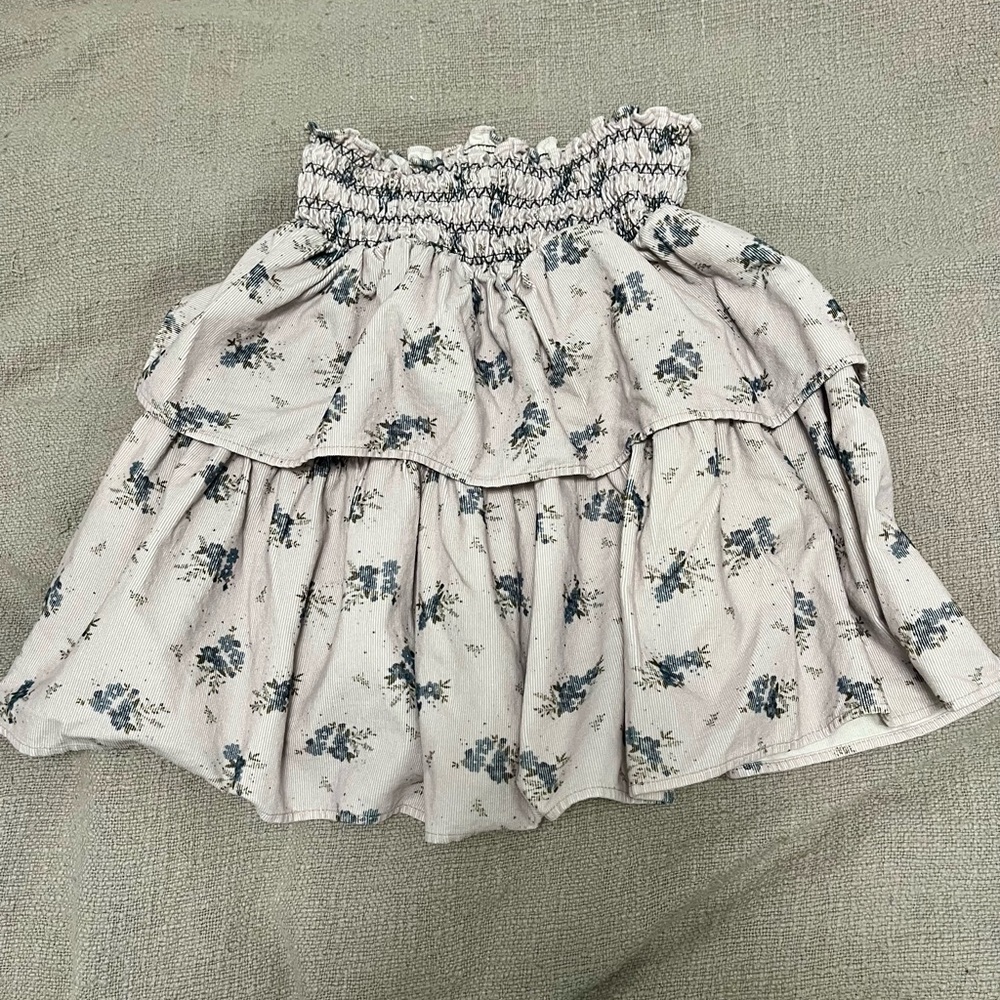 Smocked Waist Corduroy Girls Skirt by C’era una Volta